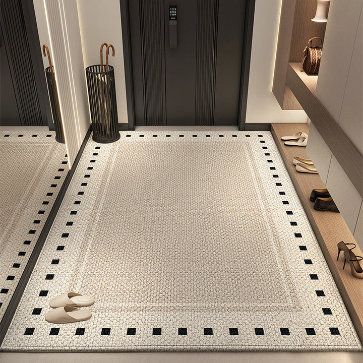 Elegant Geometric Patterned Entrance Mat