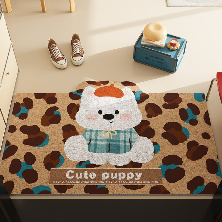 Leopard Print Decorative Floor Mat