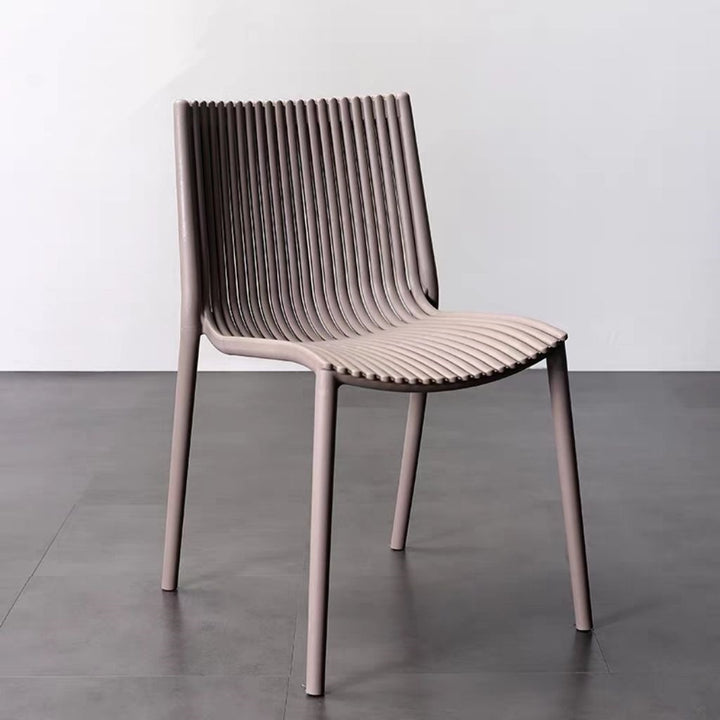 Contemporary Slatted Dining Chair Kalsten