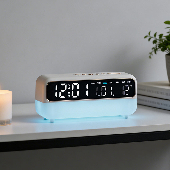 Digital weather alarm clock with intelligent display and temperature function Kalsten
