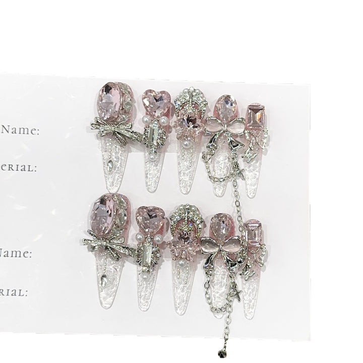 Decorative Rhinestone Hair Clip Set