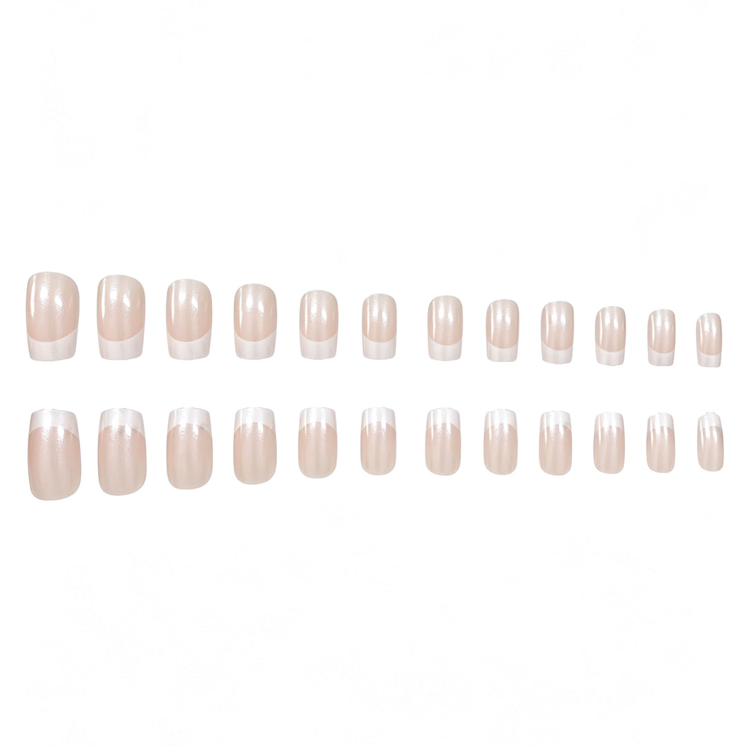 Elegant French Tip Press-On Nails Kalsten