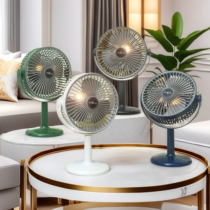 Women's Portable Fan with Integrated LED Lighting Kalsten