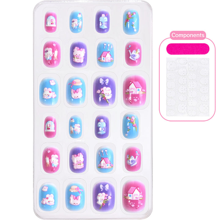 Creative Cartoon-Themed Press-On Nail Collection Kalsten