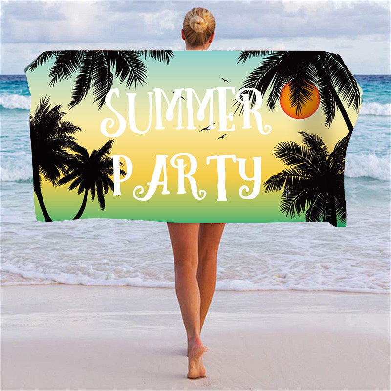 Beach towel with unique graphic pattern Kalsten