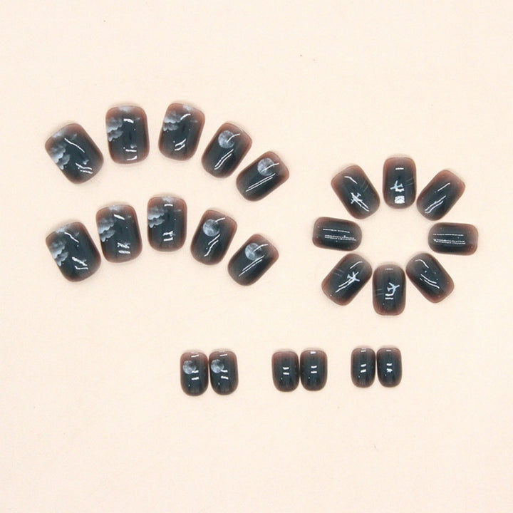 Artistic Travel-Themed Nail Extensions Kalsten
