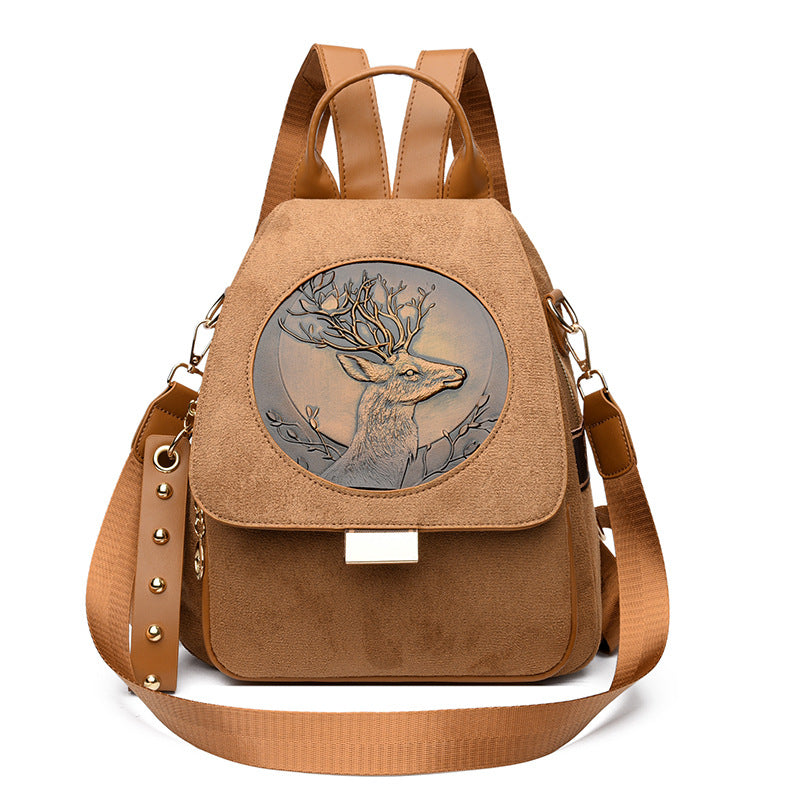 Artistic Embossed Backpack