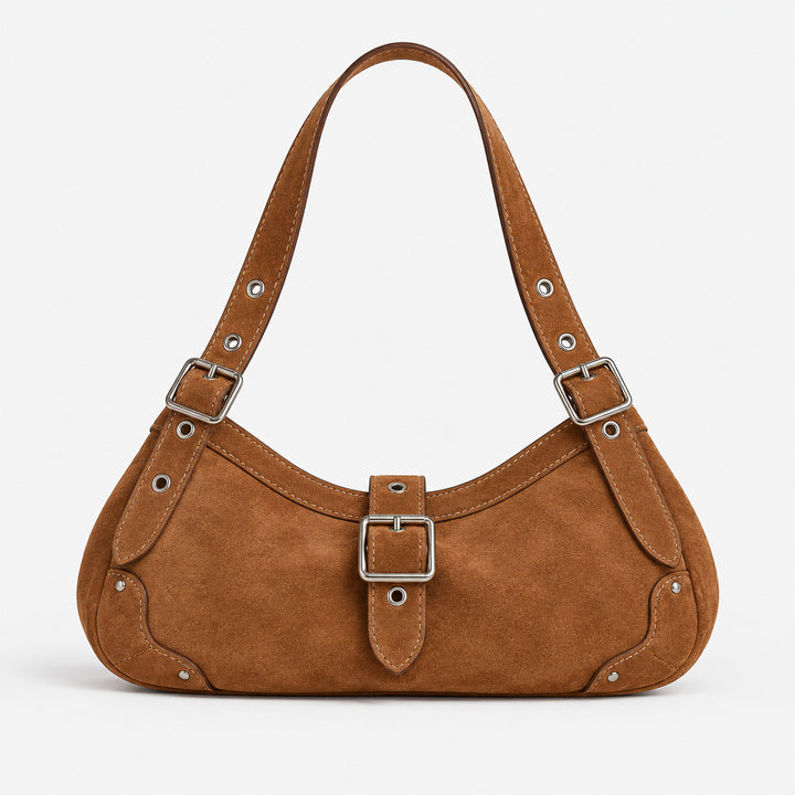 Suede Shoulder Bag