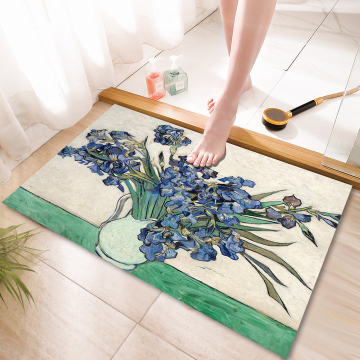 Artistic Ocean Scene Bath Mat