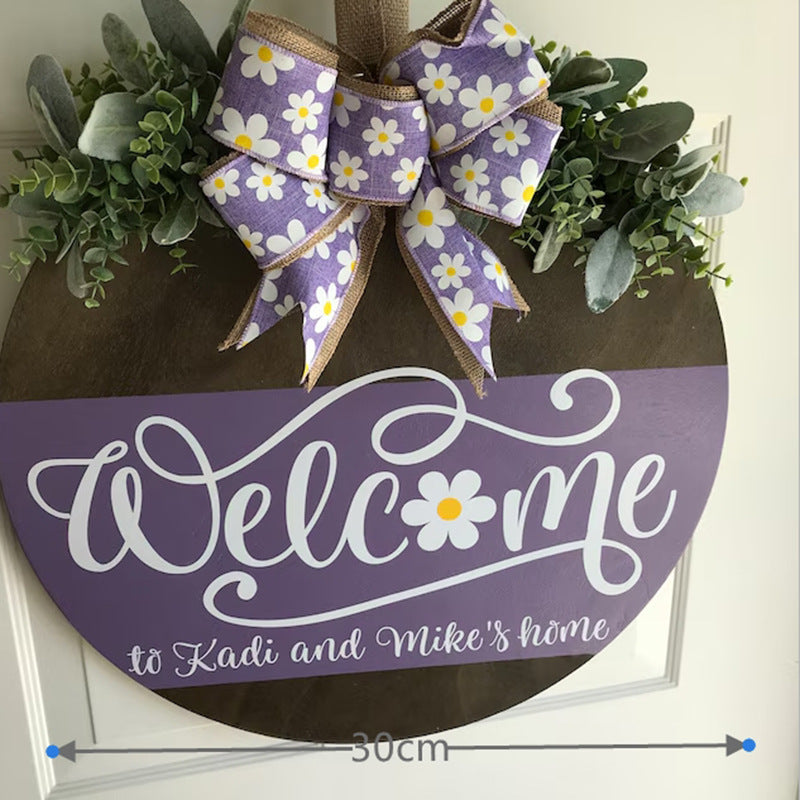 Decorative Welcome Wall Plaque