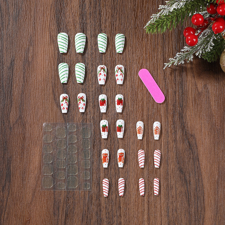 festive nail tips Kalsten