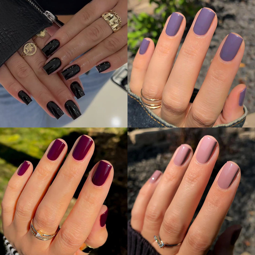 Elegant Nail Art with Gloss Finish Kalsten