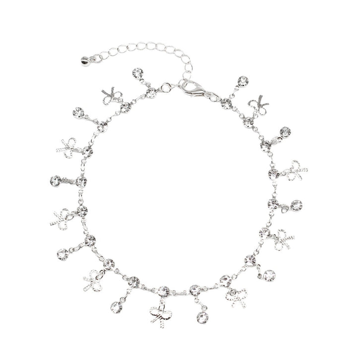 Delicate Crystal Charm Ankle Bracelet Kalsten