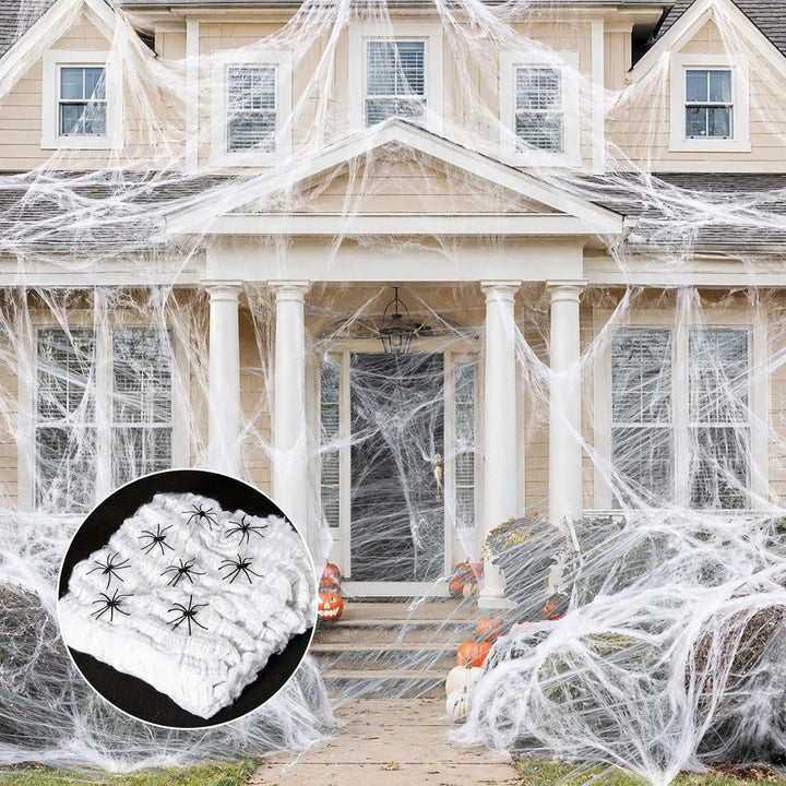 Decorative Spider Web Glow-In-The-Dark Set Kalsten