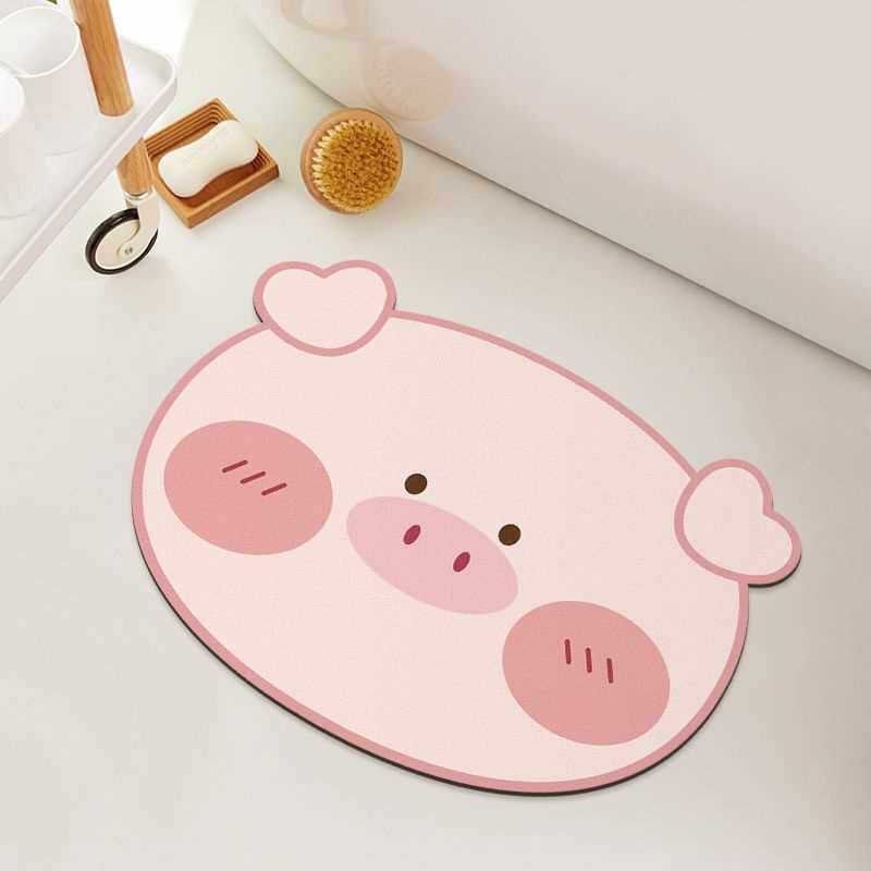 Playful Penguin Bath Mat