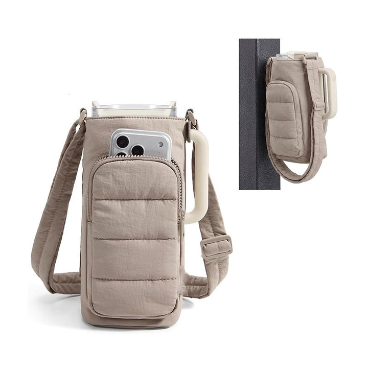 Insulated Water Bottle Sleeve with Pocket