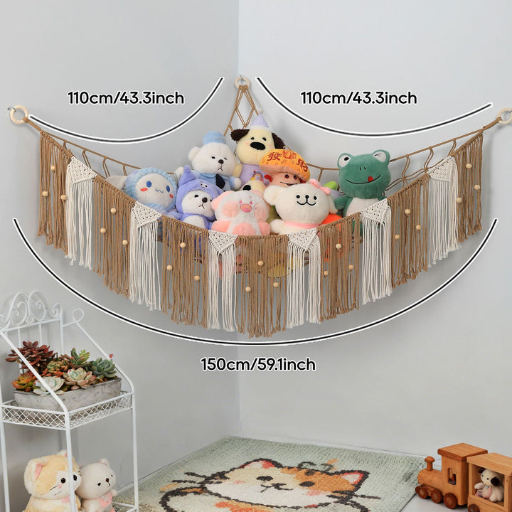 Bohemian Macramé Wall Storage Hammock