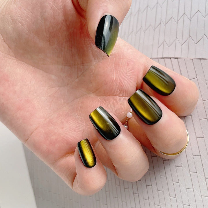 Glossy Metallic Press-On Nail Tips Kalsten