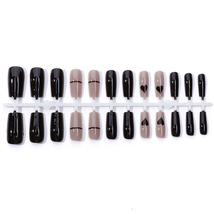 Elegant Glossy Press-On Nail Set Kalsten