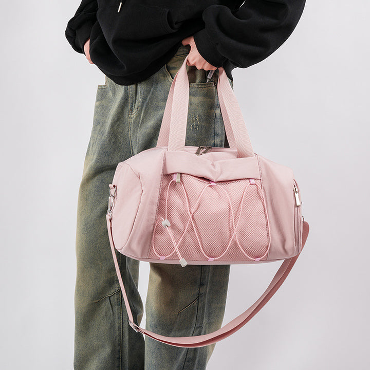 Spacious Mesh Sports Duffle Bag Kalsten