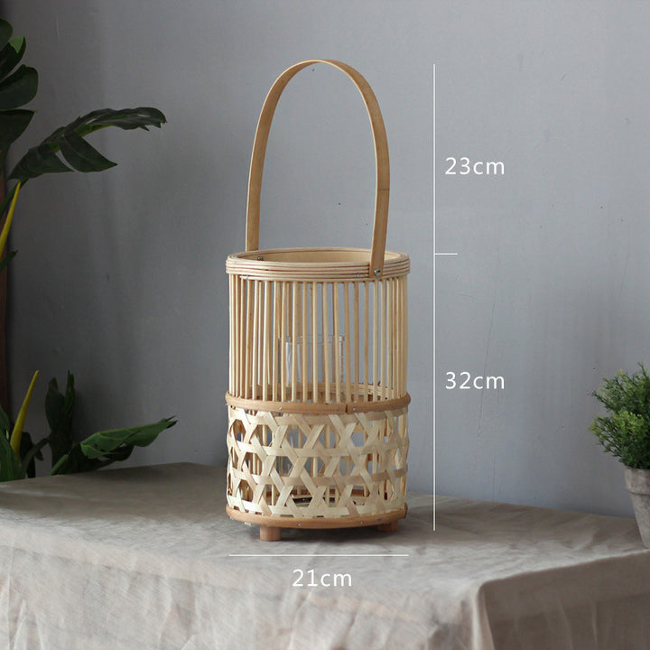 Handcrafted lantern made of rattan Kalsten