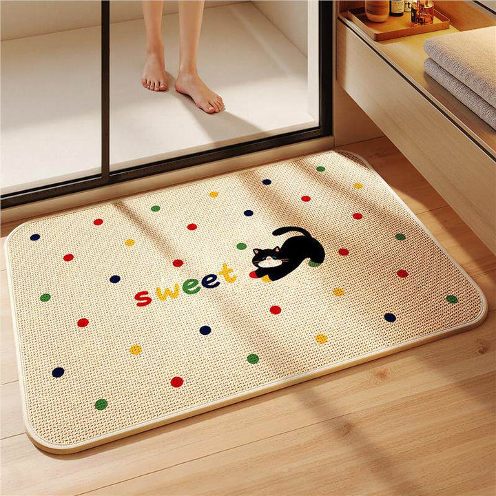 Cute Animal-Themed Non-Slip Bath Mat for Bathroom