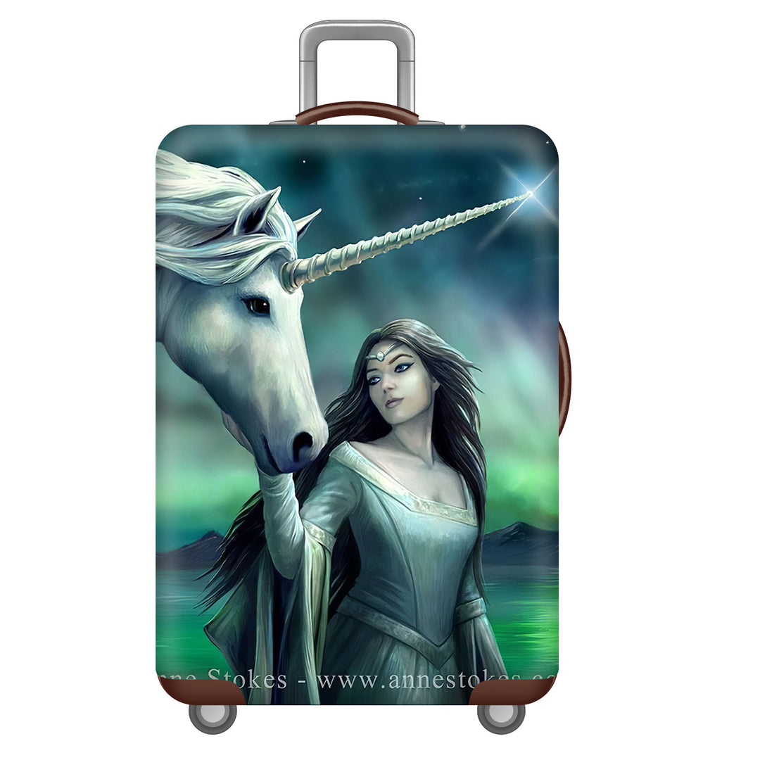 Unisex Hard-shell Travel Suitcase with Funny Panda Design Kalsten