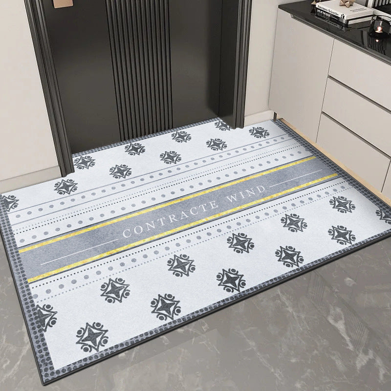 Decorative Half-Circle Entrance Mat