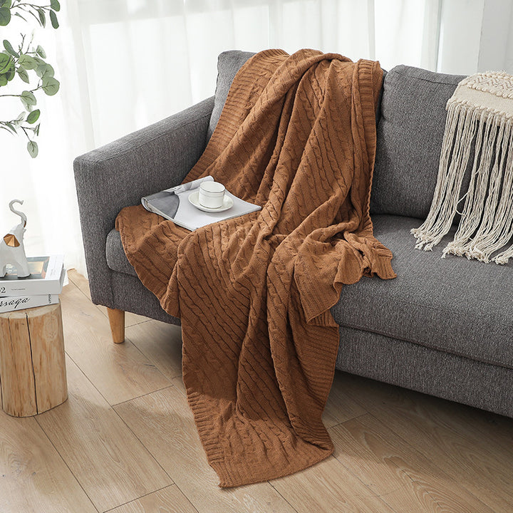 Home Cozy Knitted Throw