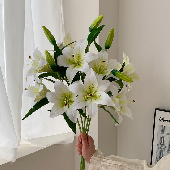 Artificial Lily Flower Bouquet