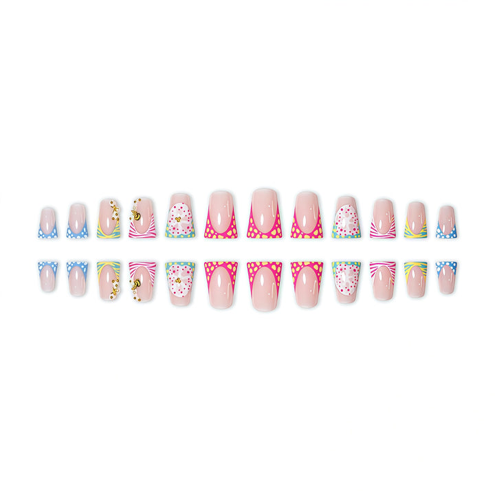 Artistic Themed Press-On Nail Extensions Kalsten