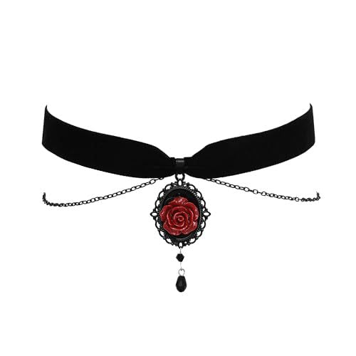 Floral Satin Cord Choker Kalsten