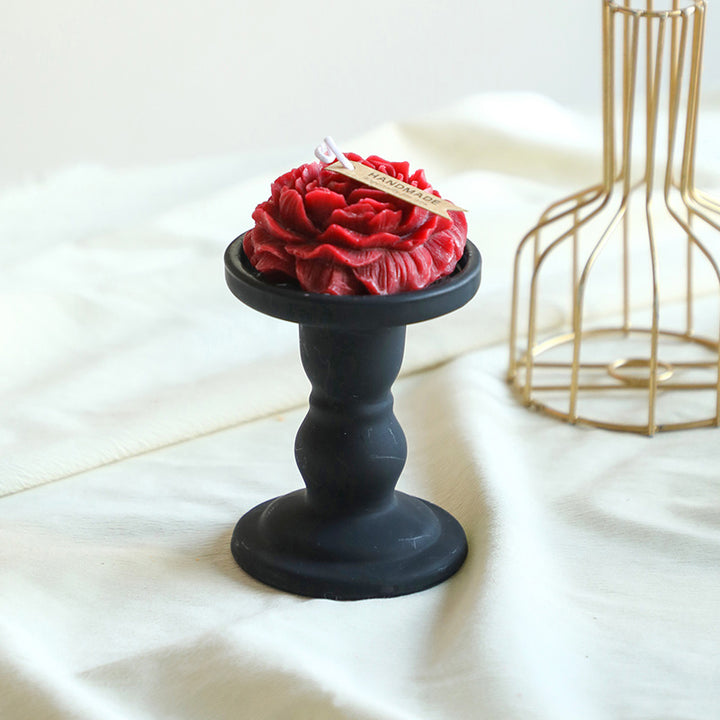 Twisted Spiral Taper Candle Pair Decorative Scented Home Accent