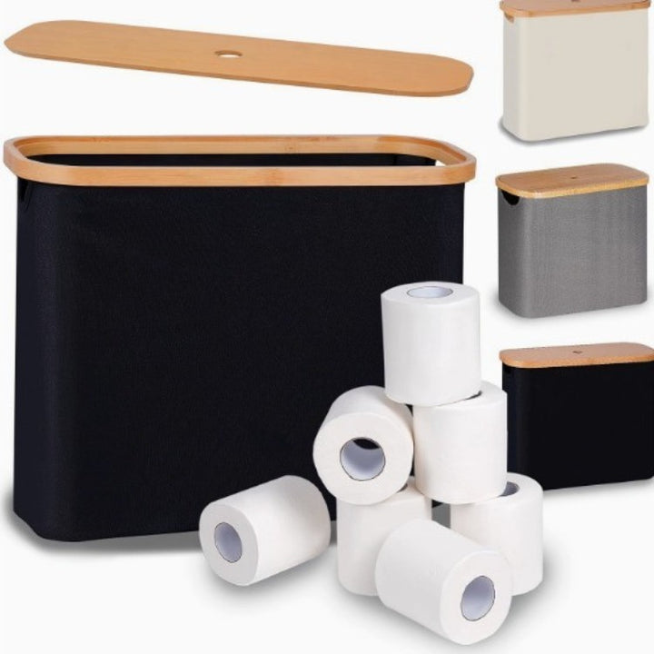 Multifunctional laundry storage box with bamboo lid Kalsten