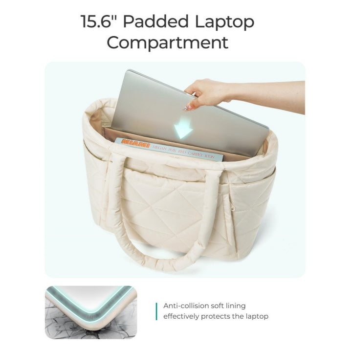 Stylish quilted tote bag Kalsten