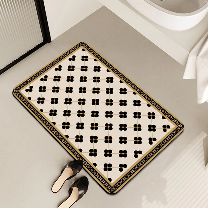 Charming Decorative Bath Mat Kalsten