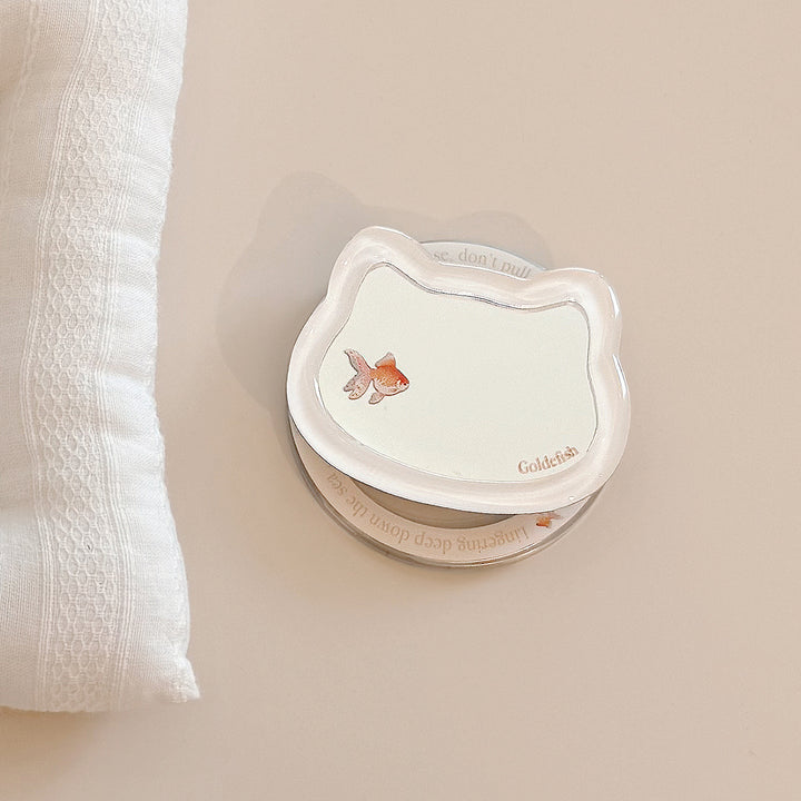 Romantic ceramic coaster with cat motif Kalsten