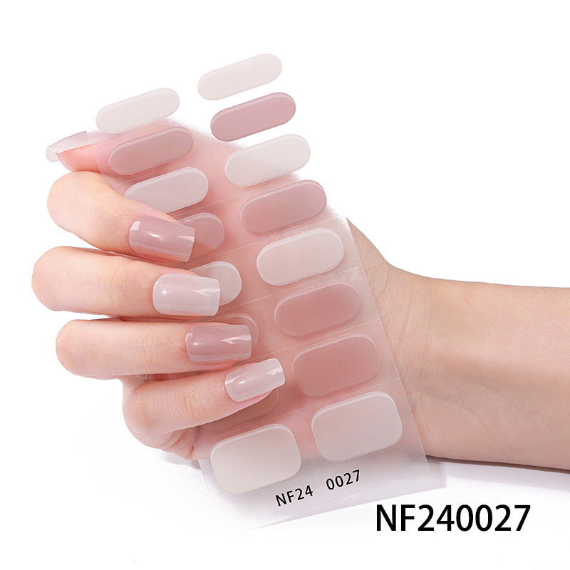 Glossy Finish Gel Nail Wraps