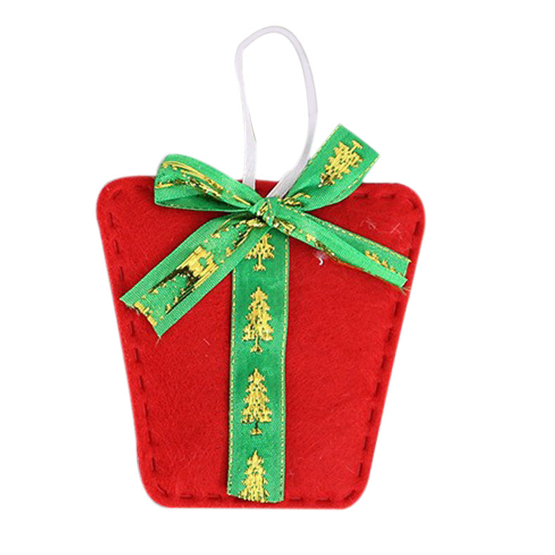 Decorative Christmas tree ornaments in reindeer shape