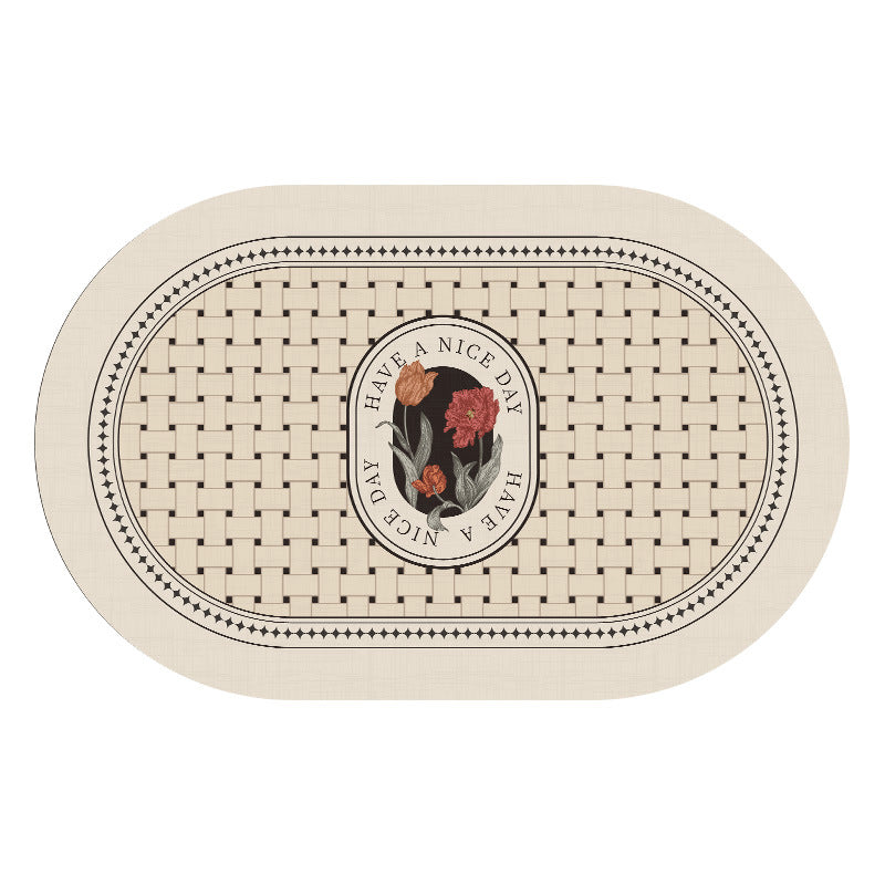 Botanical Design Bath Mat Kalsten