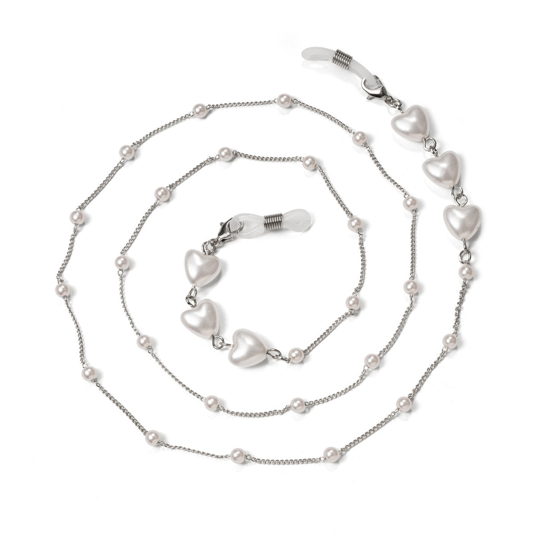 Heart-Embellished Eyewear Chain Kalsten