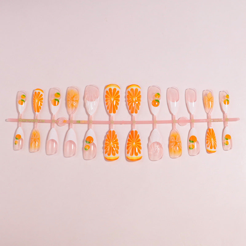 Premium Press-On Nail Set with Decorative Accents Kalsten
