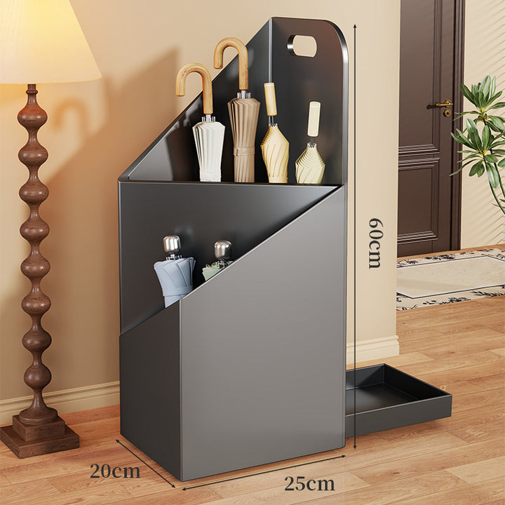 Tall Tiered Entryway Umbrella & Cane Organizer Stand