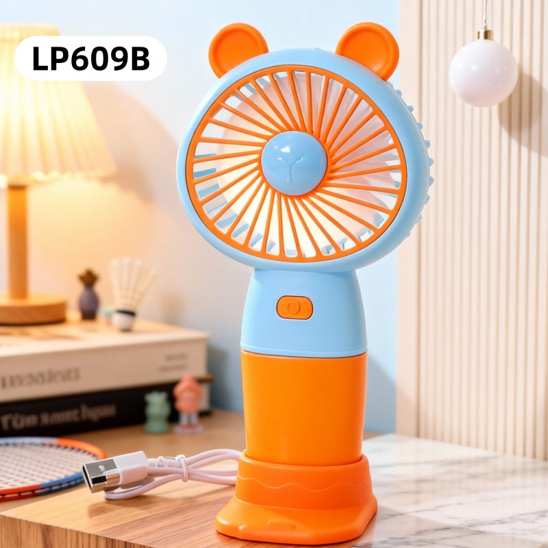 Women Portable Hand Fan in Cute Bear Design Kalsten
