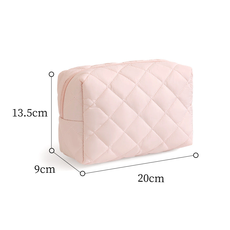 Quilted Leopard Print Makeup Case Kalsten