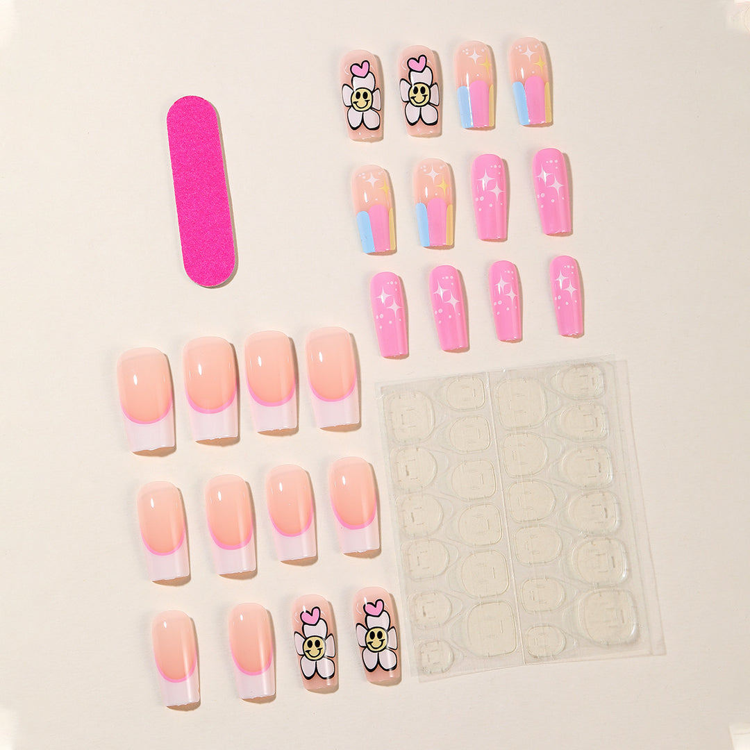 Creative Floral-Themed Nail Art Extensions Kalsten
