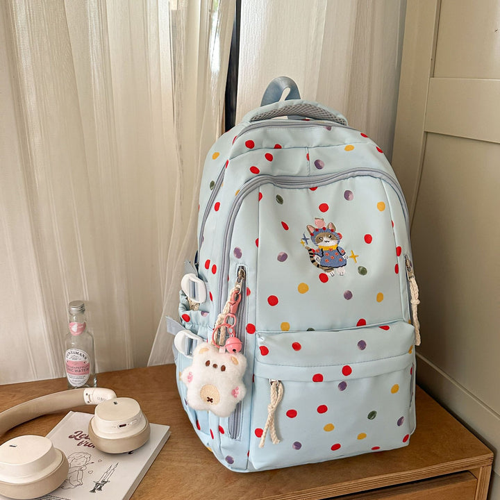 Whimsical Patterned School Backpack