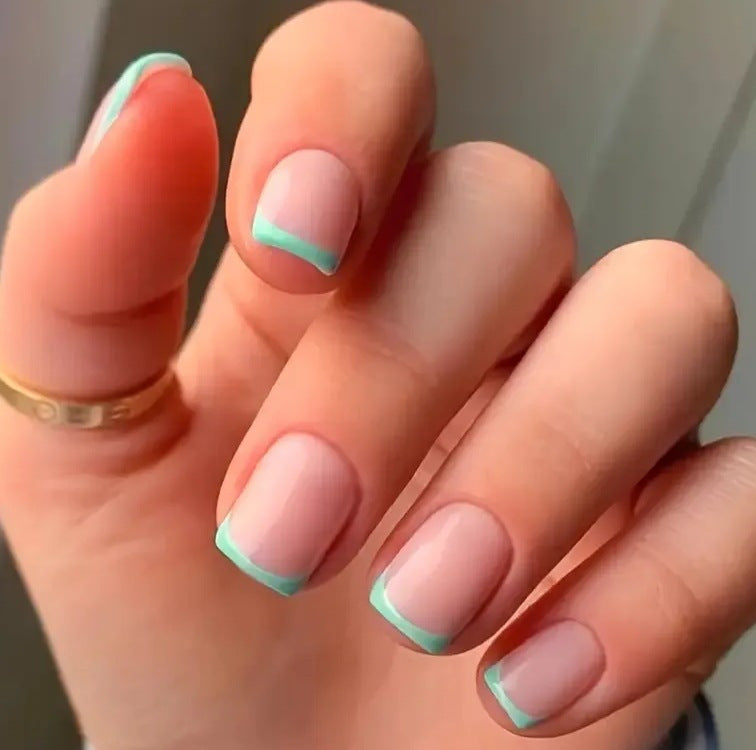 Chic French Tip Nail Enhancements Kalsten