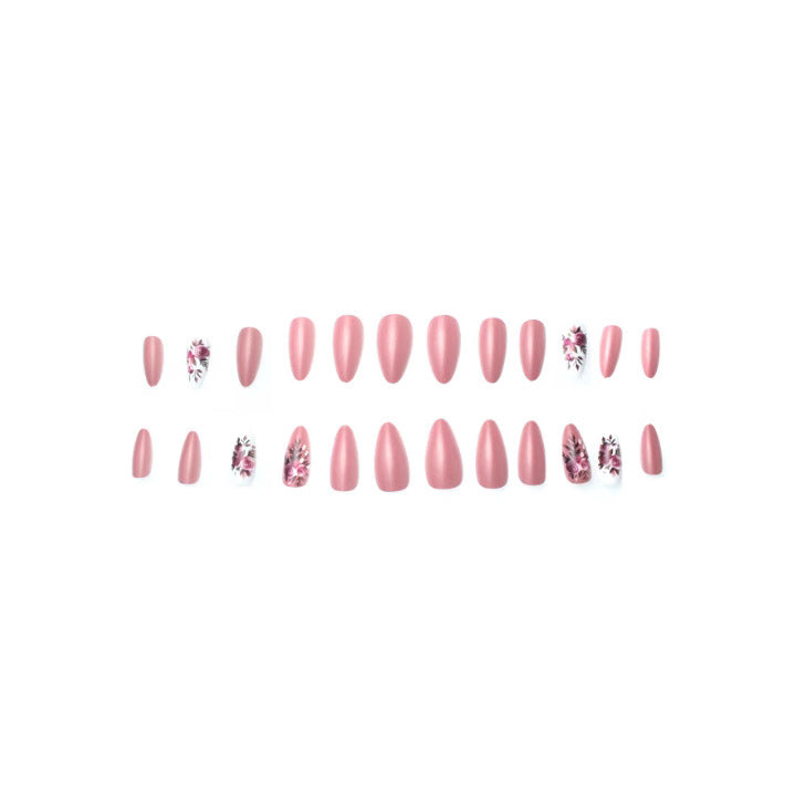 Elegant Floral Nail Art Design Kalsten