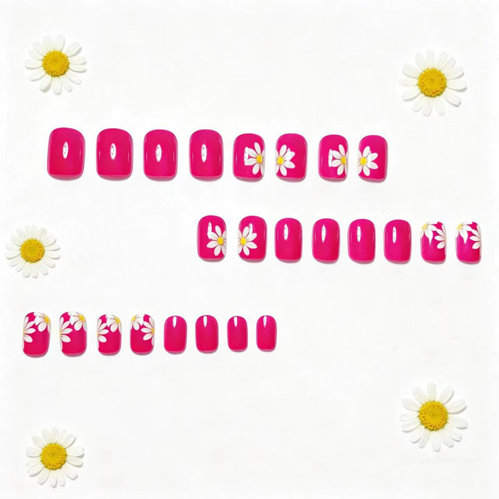 Artificial nails with floral designs Kalsten